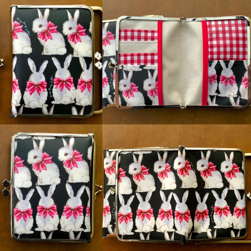 うさこ〜 ユキエモン 親子がま口・がま口手帳 3点 ✿22キャビネット他