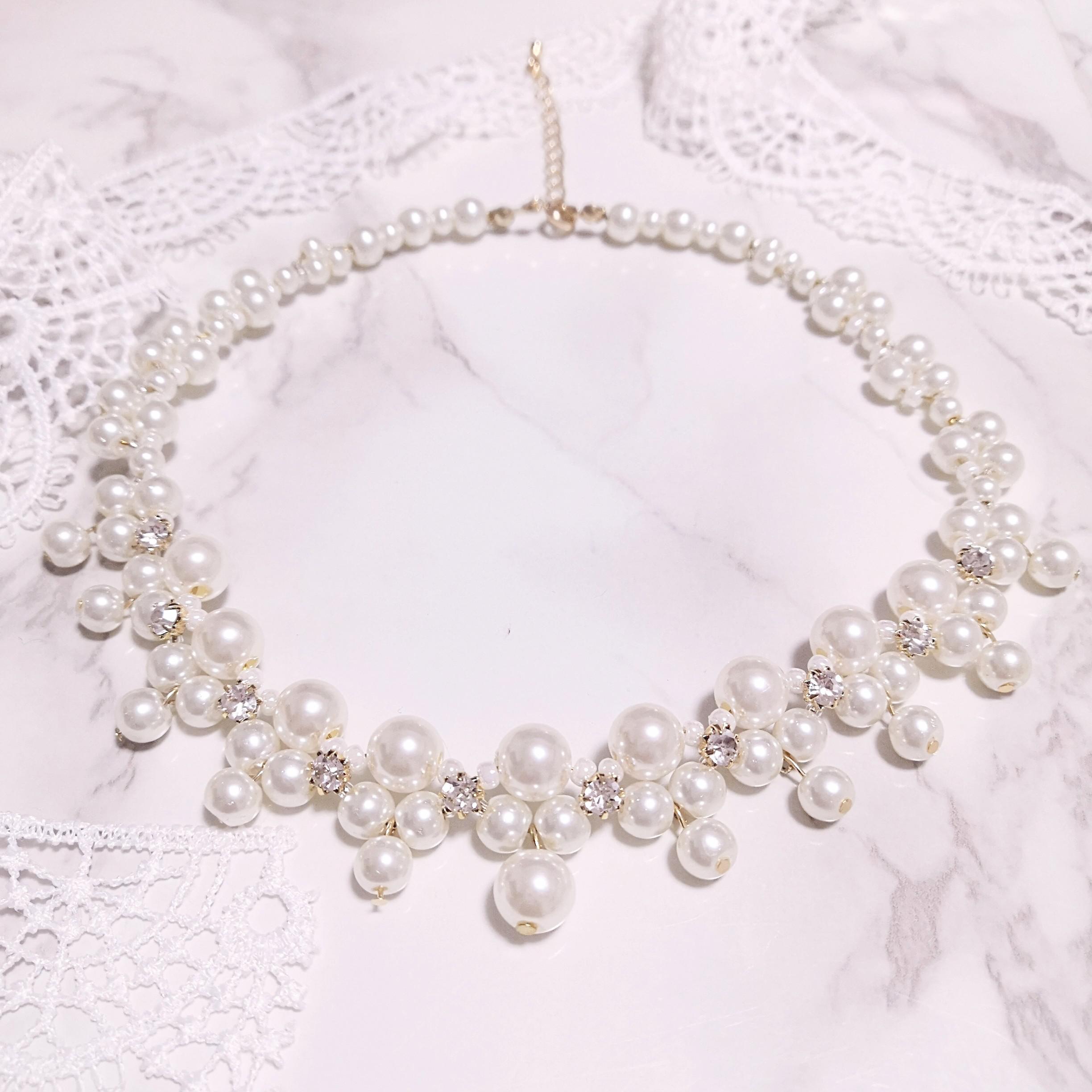 ＼ ブライダル アクセサリー ／ パールネックレス 結婚式 ウェディング アクセサリー