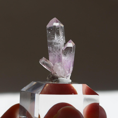 希少！ベラクルスアメジスト 単結晶 鉱物 標本 天然石 ツイン