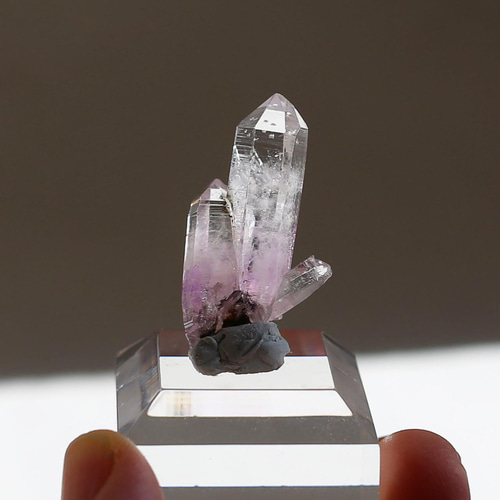 希少！ベラクルスアメジスト 単結晶 鉱物 標本 天然石 ツイン