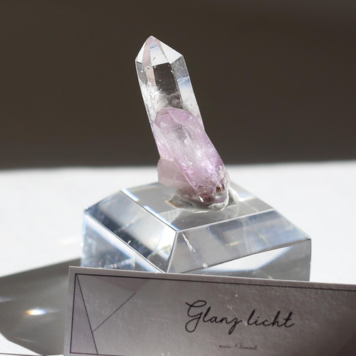 希少！ベラクルスアメジスト 単結晶 鉱物 標本 天然石 ツイン