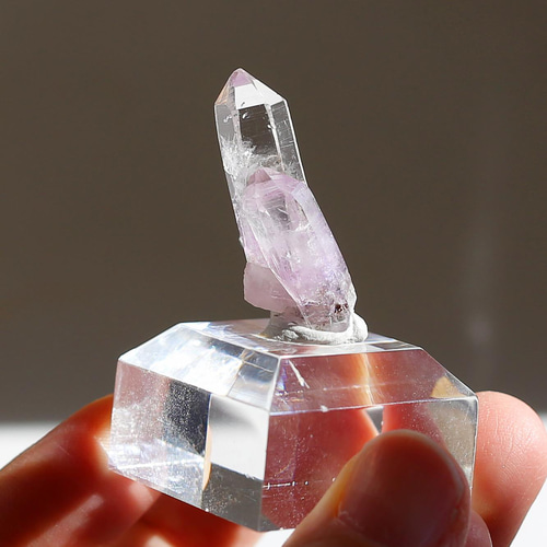 希少！ベラクルスアメジスト 単結晶 鉱物 標本 天然石 ツイン