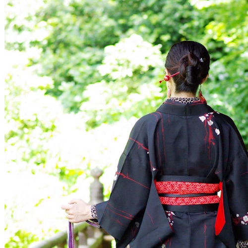 最新作の 結婚式 お呼ばれ 参列 黒留袖 髪飾り かんざし シンプル 漆黒の ヘアアクセサリー