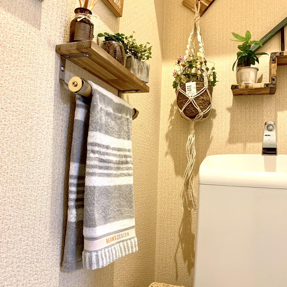 ◎ステンレス使用◎☆タオル掛け☆ウォールシェルフ タオル