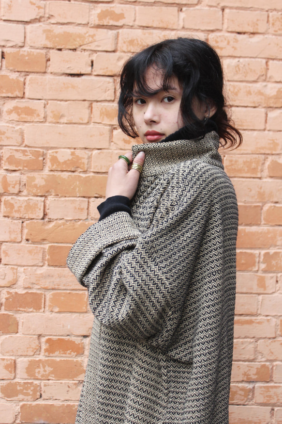 【人氣補貨】復古提花大衣，完美契合春季 第6張的照片