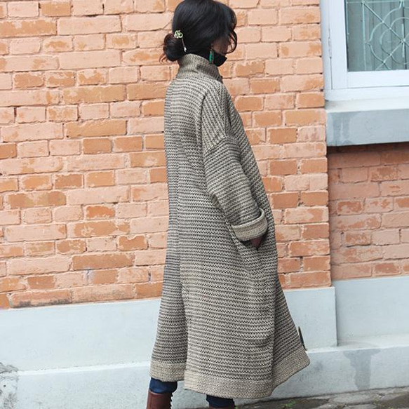 【人氣補貨】復古提花大衣，完美契合春季 第10張的照片