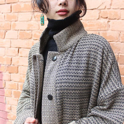 【人氣補貨】復古提花大衣，完美契合春季 第11張的照片