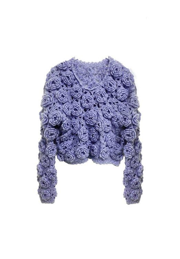 手編みのセーター   creema限定  贈り 春 3枚目の画像