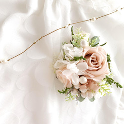 早割＊美麗ブルーダリアと五重水引きで祝う新年のお正月しめ縄飾り