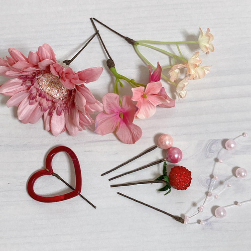 ガーベラの花びらピン