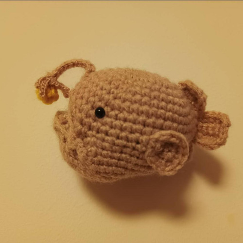 トルコウール マンドラゴラのあみぐるみ