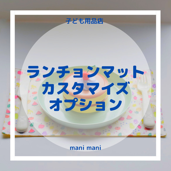 トイダイナソーグレーランチョンマット 3枚目の画像