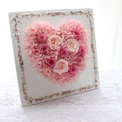 アンティーク アートフラワーフレーム ハートver. ハンドメイド 7b0fabe03abfd05653c0bfa132e402