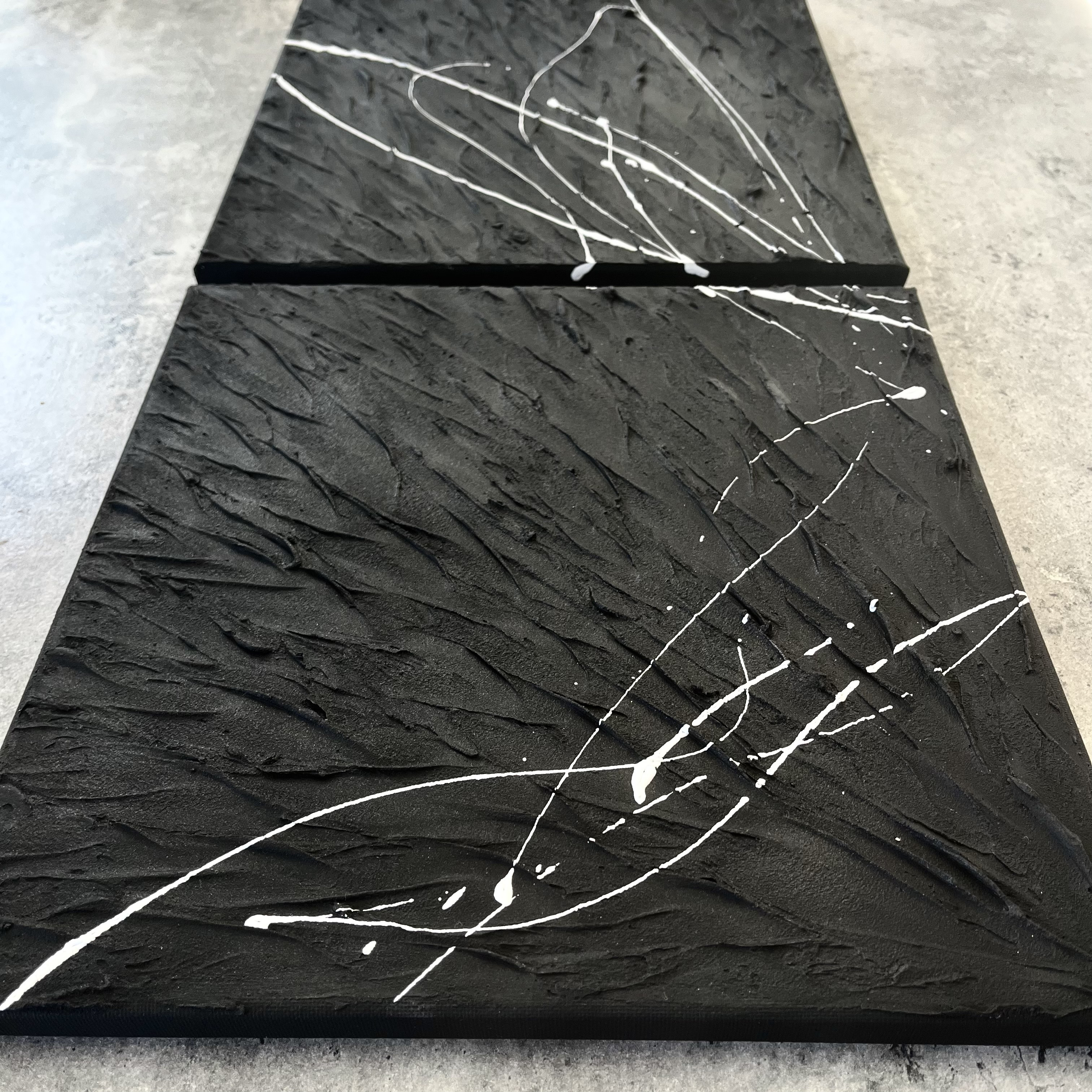 現代アート 3枚セット テクスチャーアート モダン 絵画 抽象画