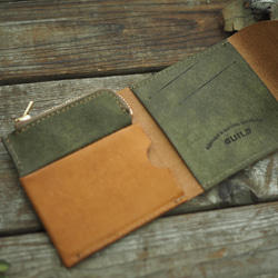 [ LetteraⅡ] slim wallet / スリムな二つ折り財布② 9枚目の画像