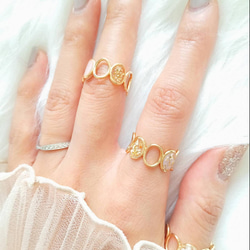 【春色新作2024♡】beige ring 2枚目の画像