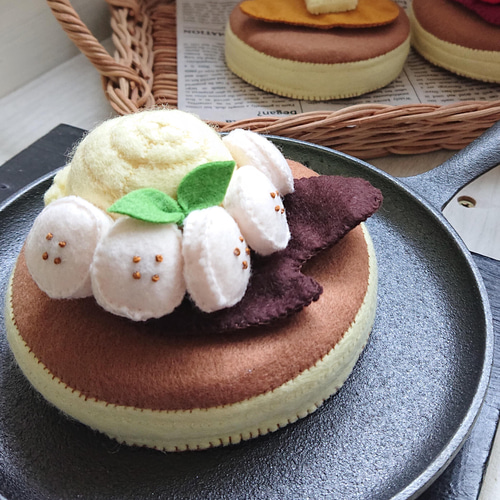 21 フェルトままごと パンケーキ オーダーページ