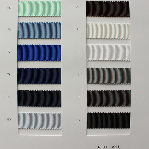 【11幅寬/30色】不，E0900 再生滌綸羅緞絲帶 可持續絲帶/30m卷 日本製造商 第11張的照片