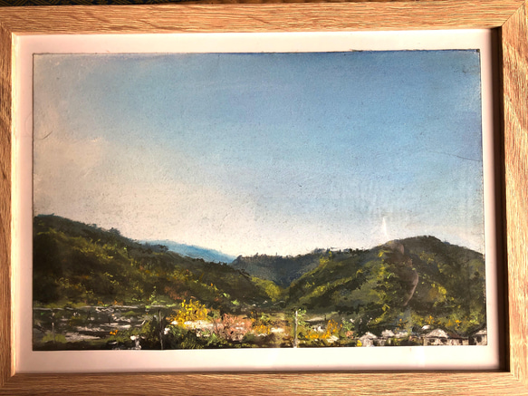 パステルで描く秋の山々 3枚目の画像