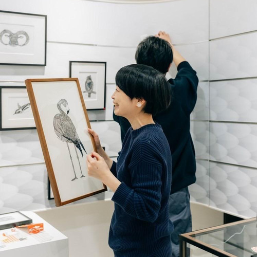 個展開催しました！(山口県岩国市) 絵画 日高あゆみ 通販