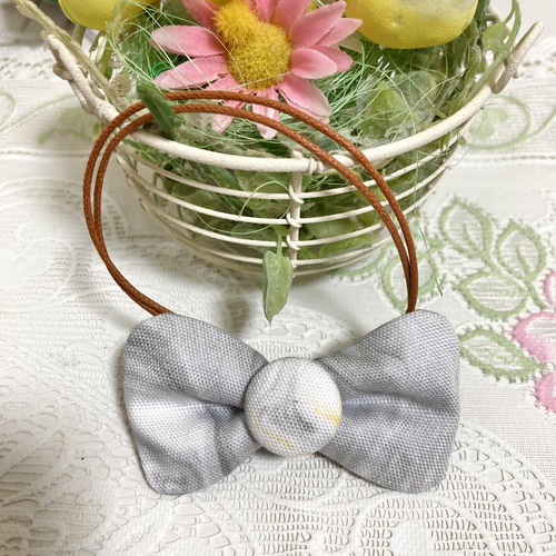 15個入 犬 猫 蝶ネクタイ マーブル トリミングチョーカー トリミング