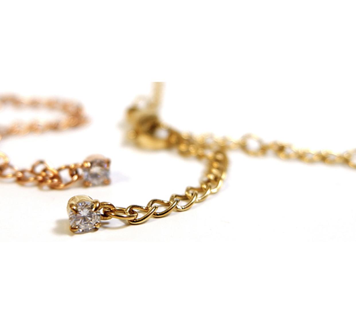 ホースシュー　ハワイアンジュエリー　ネックレス　レディース　ギフト　ジルコニア　重ね付け　ギフト　シンプル　華奢