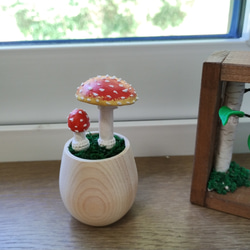 カップきのこ ササクレヒトヨタケ その他インテリア雑貨 みもみよ 通販