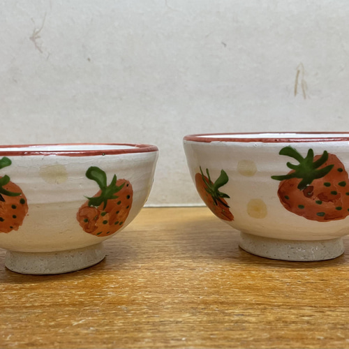 茶道具　野苺絵茶碗 茶道具 野苺絵茶碗 茶道具 野苺絵茶碗