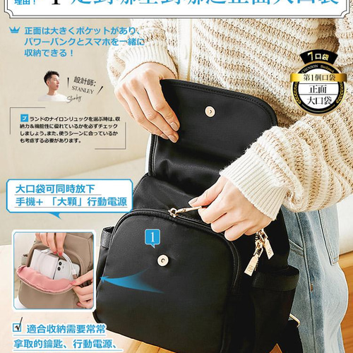 美品 送料無料 リュックサック ナイロン PCポケットあり hellolulu