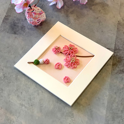 水引桜と花見団子のミニフレーム 16枚目の画像