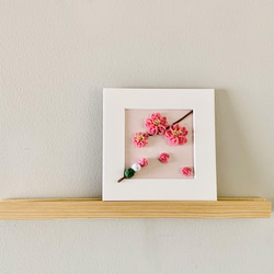 水引桜と花見団子のミニフレーム 5枚目の画像
