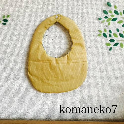 スタイ 黄色 スタイ・よだれかけ komaneko7 通販 13384908｜Creema