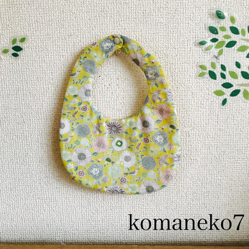 スタイ 黄色 スタイ・よだれかけ komaneko7 通販 13384908｜Creema