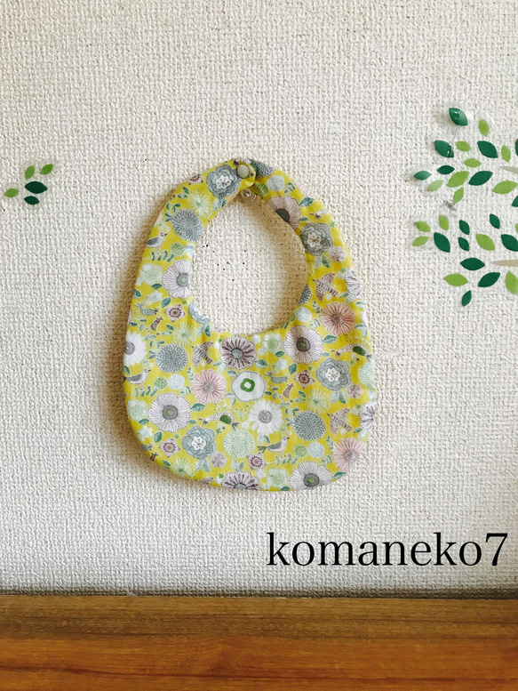 スタイ 黄色 スタイ・よだれかけ komaneko7 通販 13384908