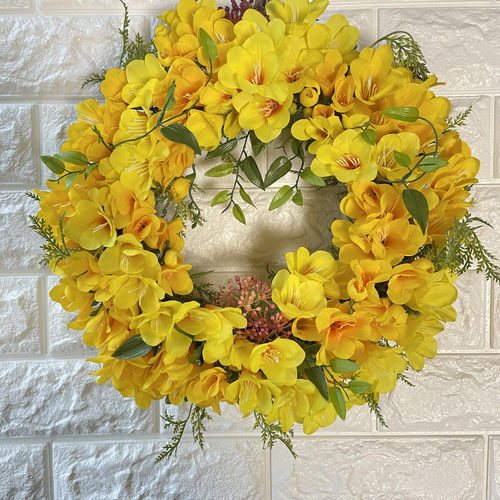 お花♡リース35㎝ お花♡リース35㎝