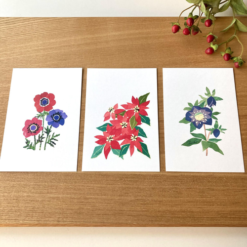 四季の花ポストカードセット 明信片 tomocollage 的作品