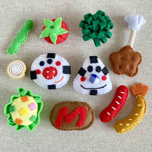 ハンドメイド フェルト 手作りおべんとう ままごと おままごとグッズ 