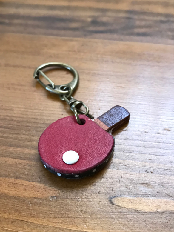 Nancy様■13個#卓球#キーホルダー#ラケット#レザー#ハンドメイド #名入 ⭐️あーさまオーダー品⭐️13個セットハンドメイド卓球ラケット型