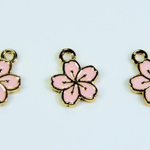 桜さくらモチーフ アンティークパーツ エポチャーム 桜チャーム