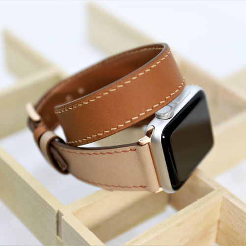 高級革 アップルウォッチ Apple Watch ダブルツアー 二重巻き 高級革 アップルウォッチ Apple Watch ダブルツアー 二重巻き