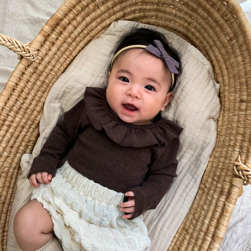 ベビーヘアバンド　ターバン　カチューシャ　ダブルガーゼ　木の実　ベビー　キッズ ベビーヘアバンド ターバン カチューシャ ダブルガーゼ 木の実 ベビー