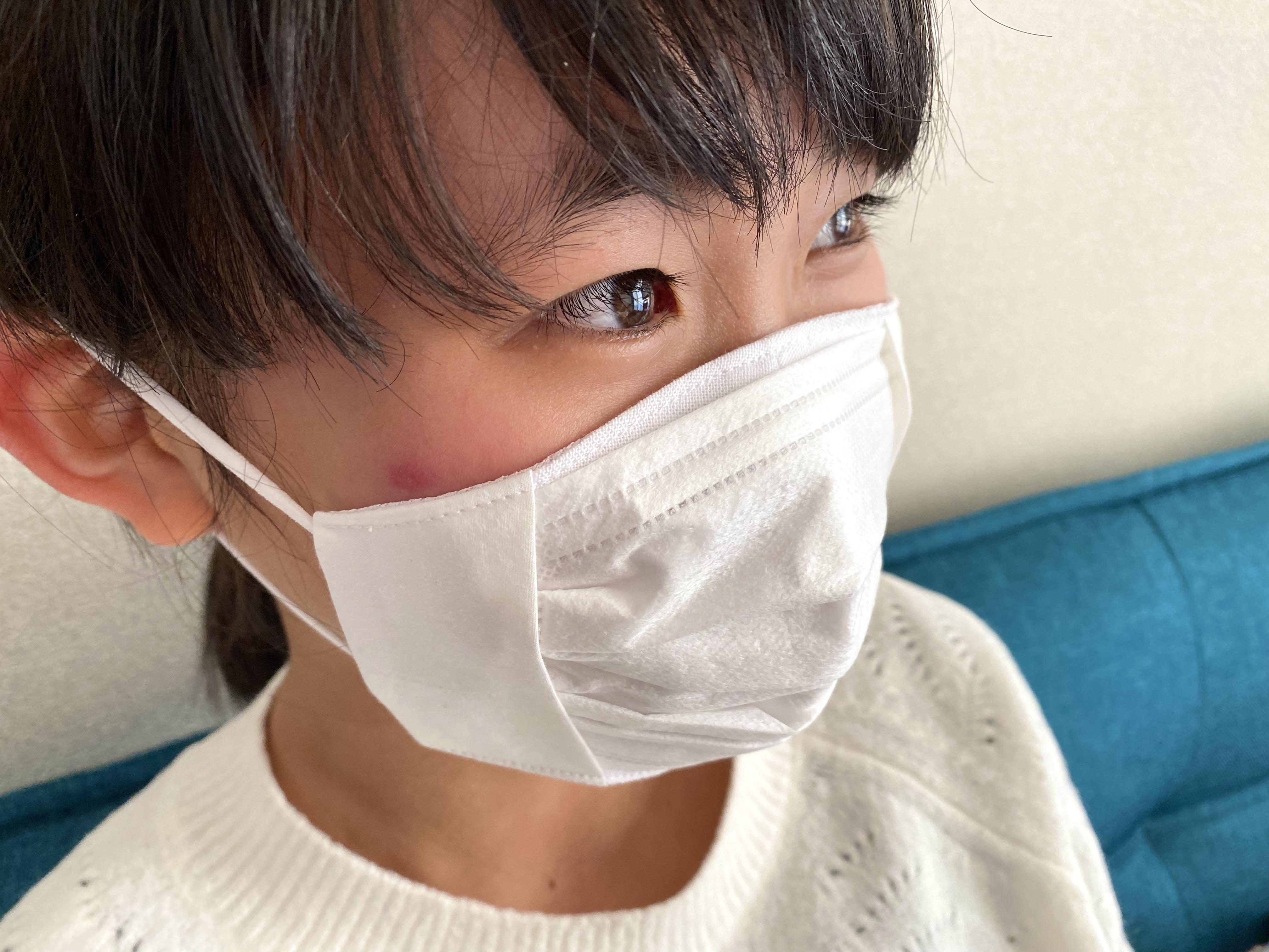 レース マスクストラップ 忙し 【F】ピュアホワイト