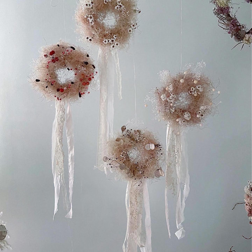 dried smoke ornament ドライフラワー オーナメント モビール スモーク  