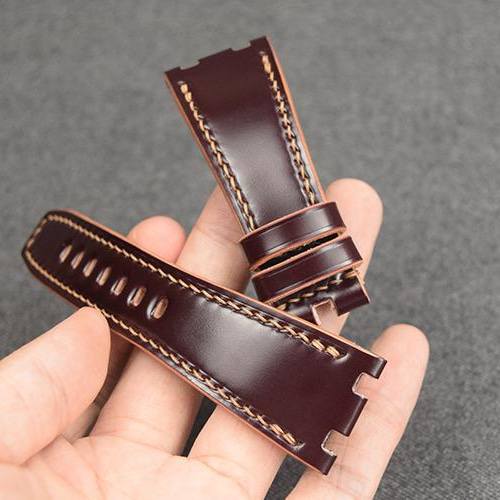 受注製作 オーデマ ピゲ対応 新喜皮革コードバン 無双仕立て 時計