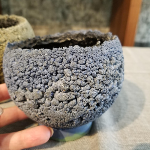 シルバー 花模様 丸型皿 木箱付き 冷感花火 こぼしスパークリングペアセット 箱入 | 丸モ高木陶器