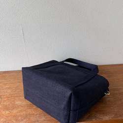 “Simple tote” M size “Denim fabric” / 牛仔托特包 [Made-to-order] 第5張的照片