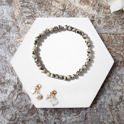 オリジナルジャスミンブレスレット Orinda オランダ マルチチャームブレスレット - シルバー