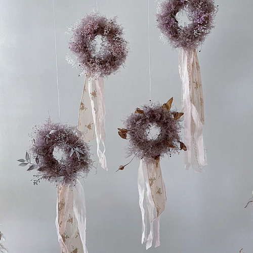 dried smoke ornament ドライフラワー オーナメント モビール スモーク  