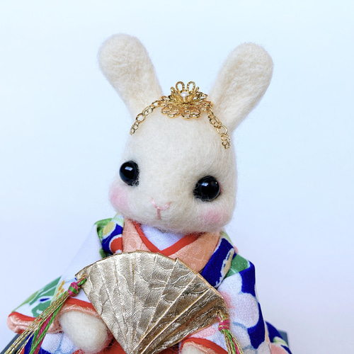 おいしいアイスクリーム - うさぎの羊毛フェルト人形 - ショップ