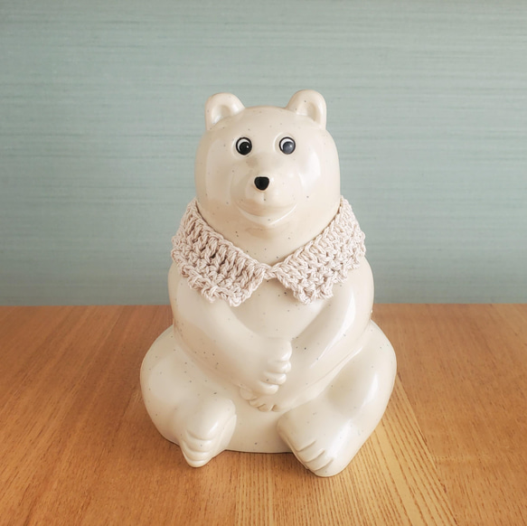 つけ襟 (しろくま貯金箱用小物) その他インテリア雑貨 mica.t 通販